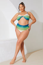 Ombre Bandeau Bikini Top