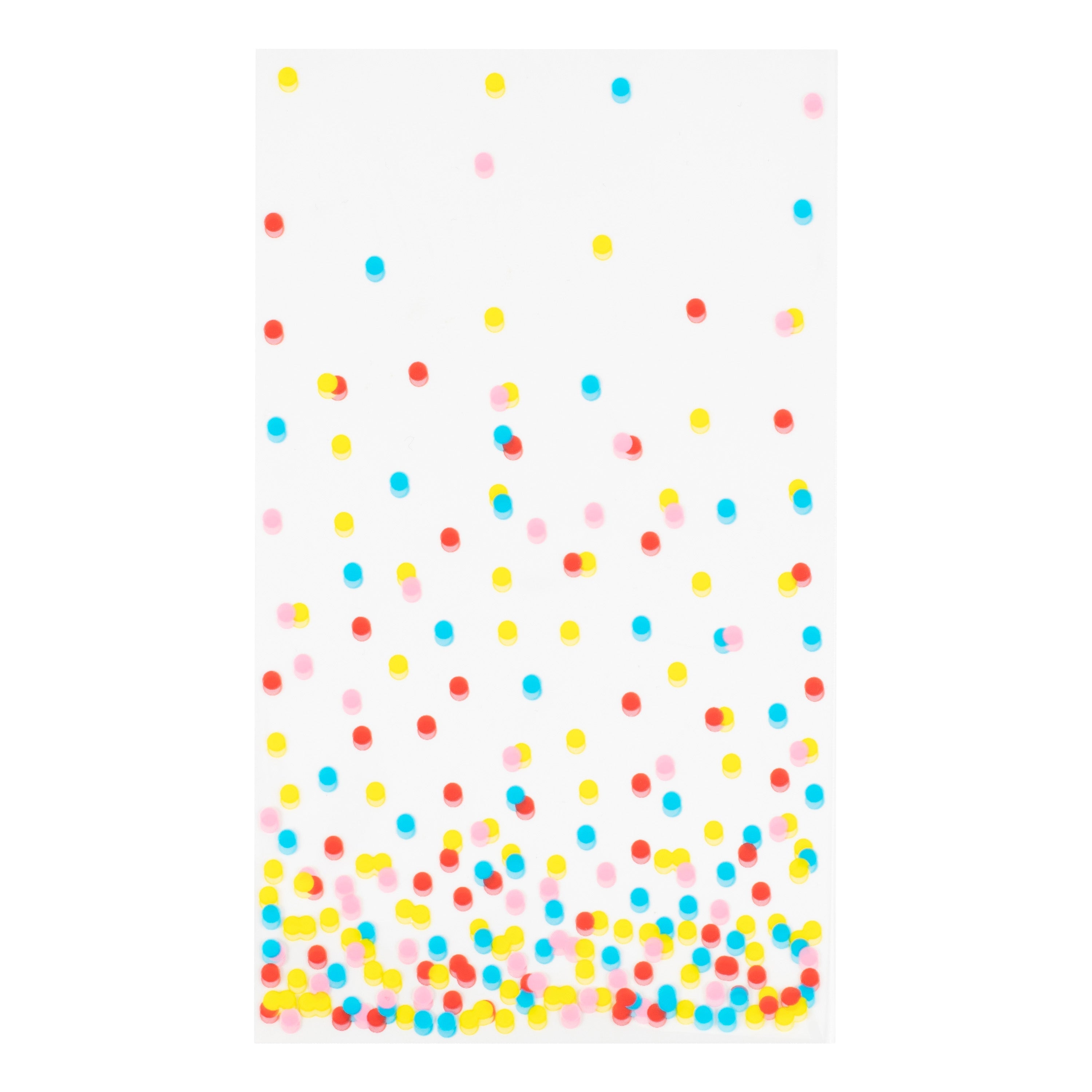 Clear Multicoloured Spot Lollipop Bags- 10 Inner Pack