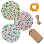 Floral Jam Jar Fabric Toppers Kit - Small