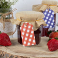 Gingham Jam Jar Gift Labels- 10 Inner Pack