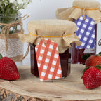 Gingham Jam Jar Gift Labels- 10 Inner Pack