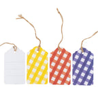 Gingham Jam Jar Gift Labels