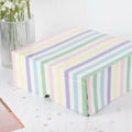 Pastel Striped Cake Boxes