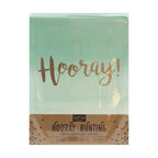 Mint Green Ombre & Gold Foiled Paper Bunting - Pick & Mix- 5 Inner Pack