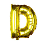 Gold Foil Letter Balloons- 5 Inner Pack