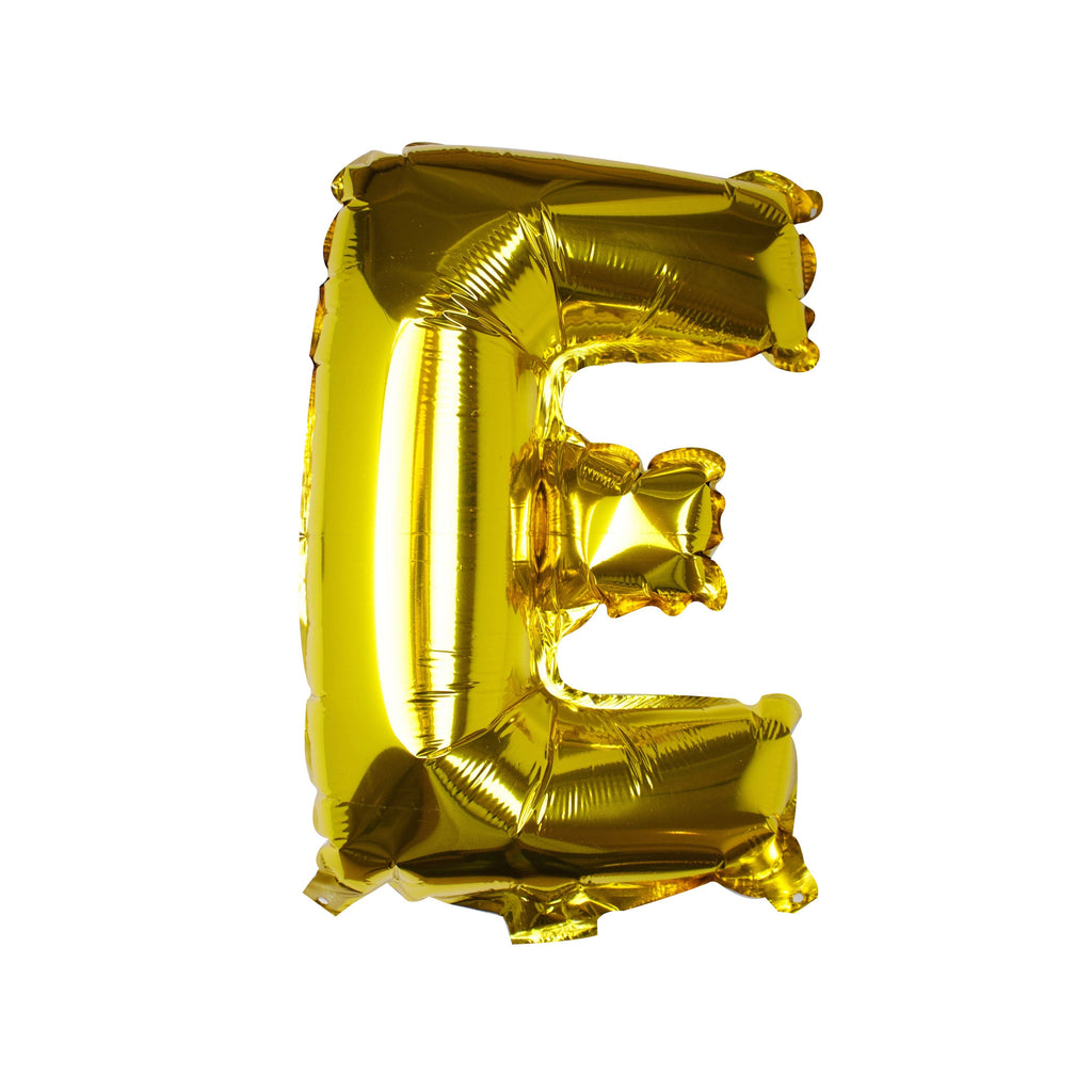 Gold Foil Letter Balloons- 5 Inner Pack