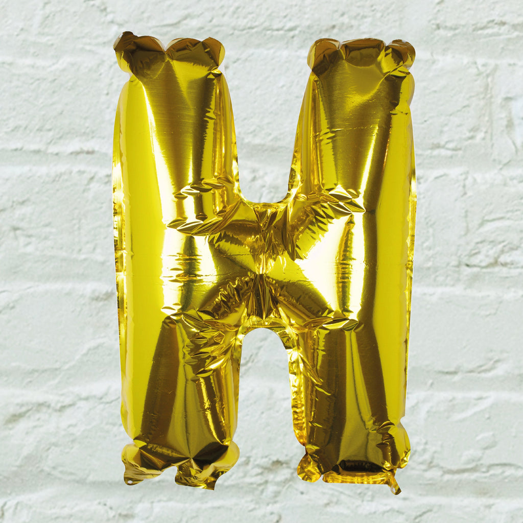 Gold Foil Letter Balloons- 5 Inner Pack