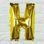 Gold Foil Letter Balloons- 5 Inner Pack