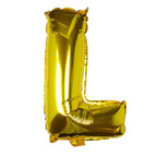 Gold Foil Letter Balloons- 5 Inner Pack