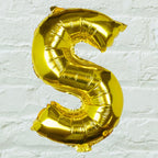 Gold Foil Letter Balloons- 5 Inner Pack