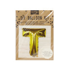 Gold Foil Letter Balloons- 5 Inner Pack