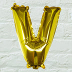 Gold Foil Letter Balloons- 5 Inner Pack