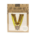 Gold Foil Letter Balloons- 5 Inner Pack