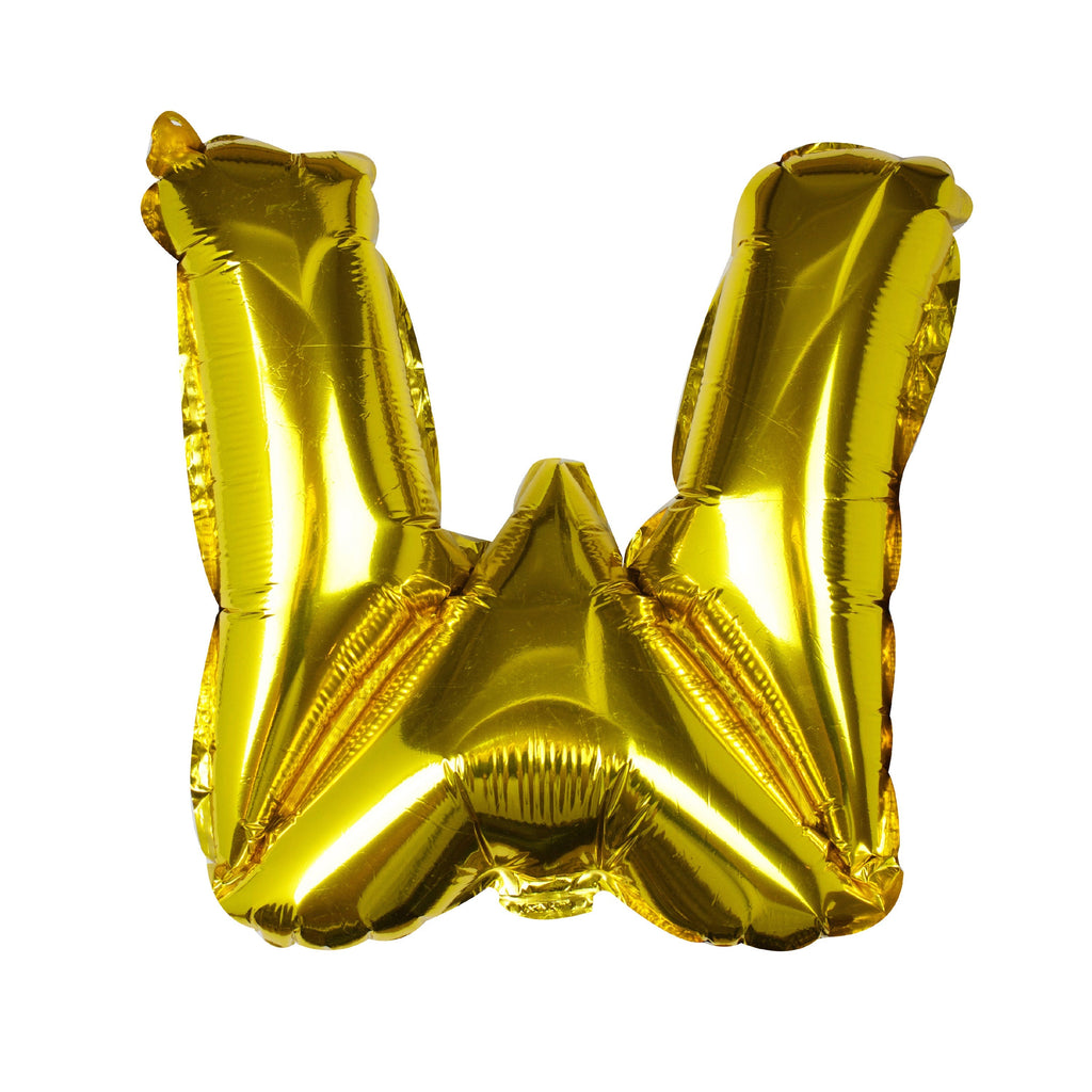 Gold Foil Letter Balloons- 5 Inner Pack