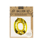 Gold Foil Number Balloon- 5 Inner Pack
