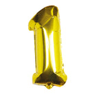 Gold Foil Number Balloon- 5 Inner Pack