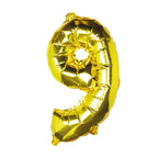 Gold Foil Number Balloon- 5 Inner Pack