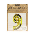 Gold Foil Number Balloon- 5 Inner Pack