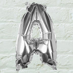 Silver Foil Letter Balloons- 5 Inner Pack