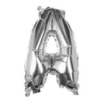 Silver Foil Letter Balloons- 5 Inner Pack