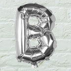 Silver Foil Letter Balloons- 5 Inner Pack