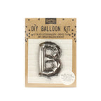 Silver Foil Letter Balloons- 5 Inner Pack