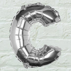Silver Foil Letter Balloons- 5 Inner Pack
