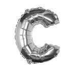 Silver Foil Letter Balloons- 5 Inner Pack