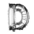 Silver Foil Letter Balloons- 5 Inner Pack
