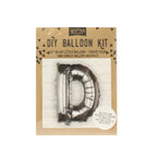Silver Foil Letter Balloons- 5 Inner Pack