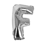 Silver Foil Letter Balloons- 5 Inner Pack