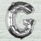 Silver Foil Letter Balloons- 5 Inner Pack