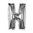 Silver Foil Letter Balloons- 5 Inner Pack
