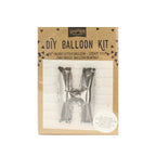 Silver Foil Letter Balloons- 5 Inner Pack
