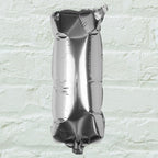 Silver Foil Letter Balloons- 5 Inner Pack