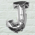 Silver Foil Letter Balloons- 5 Inner Pack