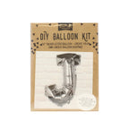 Silver Foil Letter Balloons- 5 Inner Pack