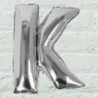 Silver Foil Letter Balloons- 5 Inner Pack