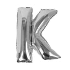 Silver Foil Letter Balloons- 5 Inner Pack