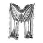 Silver Foil Letter Balloons- 5 Inner Pack
