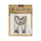 Silver Foil Letter Balloons- 5 Inner Pack