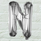 Silver Foil Letter Balloons- 5 Inner Pack
