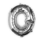 Silver Foil Letter Balloons- 5 Inner Pack