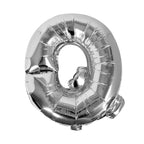 Silver Foil Letter Balloons- 5 Inner Pack