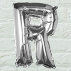 Silver Foil Letter Balloons- 5 Inner Pack