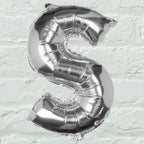 Silver Foil Letter Balloons- 5 Inner Pack
