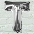 Silver Foil Letter Balloons- 5 Inner Pack
