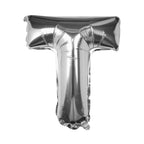 Silver Foil Letter Balloons- 5 Inner Pack