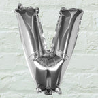 Silver Foil Letter Balloons- 5 Inner Pack