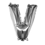 Silver Foil Letter Balloons- 5 Inner Pack